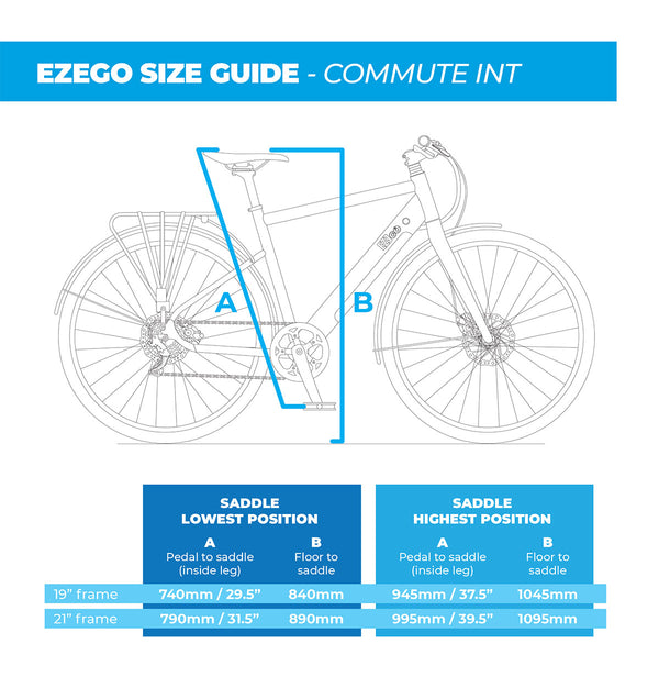 EZEGO Commute Int Gents Hybrid Crossbar Electric Bike 250W