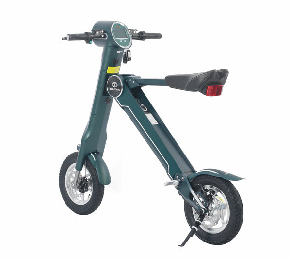 CRUZAA Limited Edition E-Scooter PRO Mango Green with Built-in Speakers & Bluetooth 350W